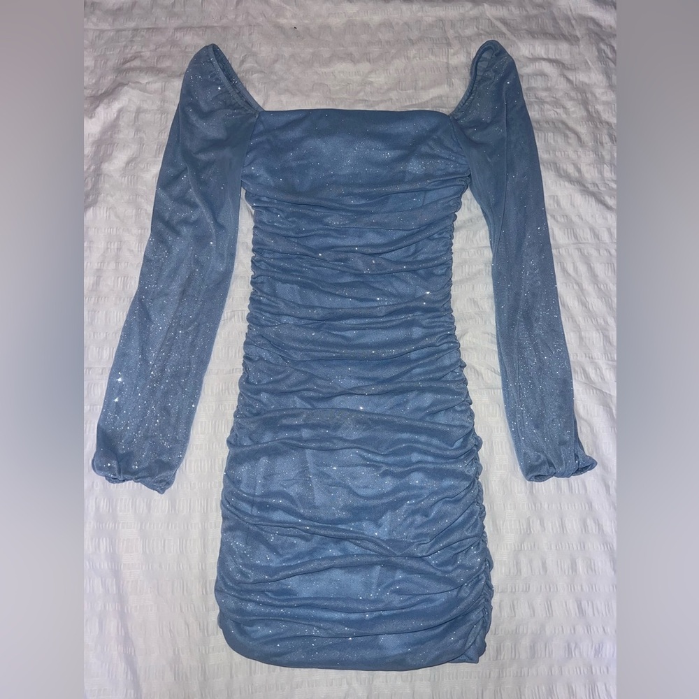 Glitter Homecoming dress!